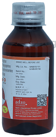 Adzo-D Syrup Sugar Free