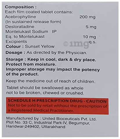 Acebrodak-DM Tablet SR image