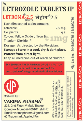 Letroma 2.5 Tablet image