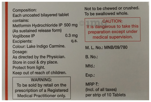 Megavog MF 0.3/500 Tablet SR