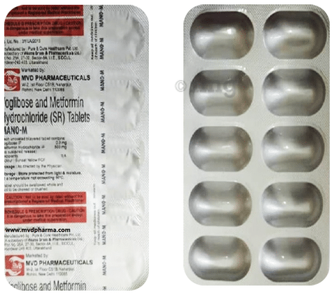 Mano M 500mg/0.3mg Tablet SR