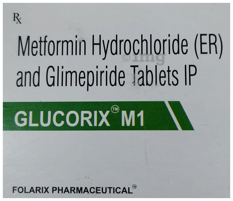 Glucorix M 1 Tablet ER image