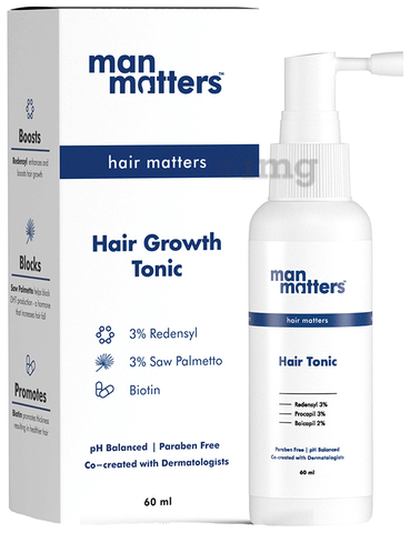 Man Matters Hair Growth Tonic: Buy pump bottle of 60 ml Tonic at best price  in India | 1mg
