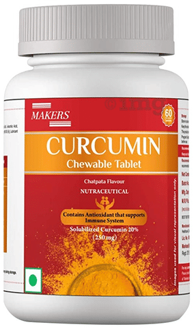 Makers Chatpata Curcumin Chewable Tablet image Makers Chatpata Curcumin Chewable Tablet image