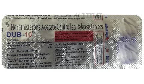 DUB 10 Tablet CR image