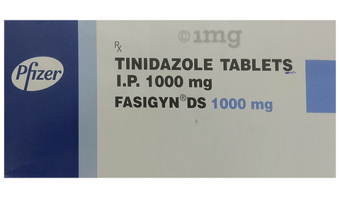 Fasigyn DS 1000mg Tablet image Fasigyn DS 1000mg Tablet image