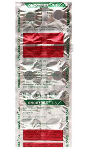 Oncotrex 7.5 Tablet image Oncotrex 7.5 Tablet image