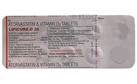 Lipicure-D 20 Tablet image