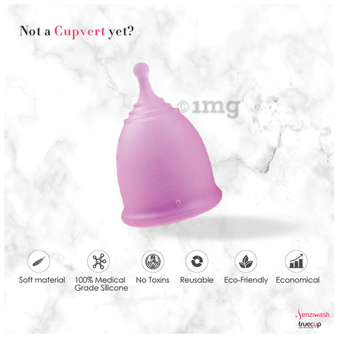 Buy Senziwash Truecup Reusable Menstrual Cup for Women-Small Size