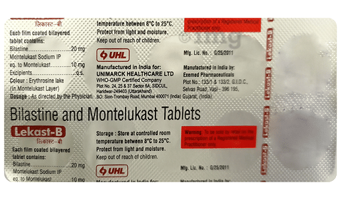 Lekast-B Tablet image