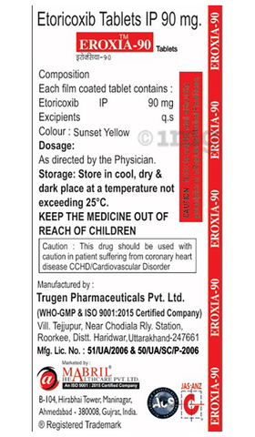 Eroxia 90 Tablet image