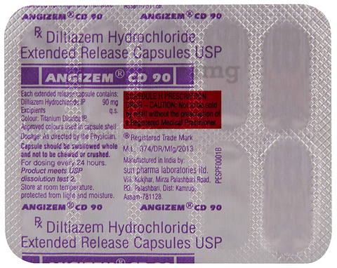 Angizem CD 90 Capsule ER image