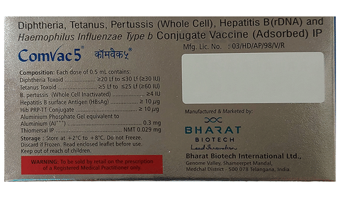 Comvac 5 Vaccine image Comvac 5 Vaccine image