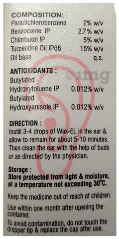 Wax EL Ear Drop