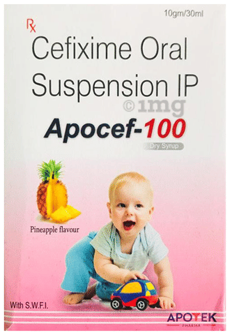 Apocef 100 Dry Syrup Pineapple image Apocef 100 Dry Syrup Pineapple image