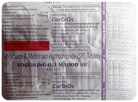Vogliking 0.3 M 1000 SR Tablet