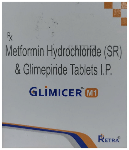 Glimicer M 1mg/500mg Tablet SR