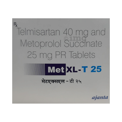 Met XL-T 25 Tablet: View Uses, Side Effects, Price and Substitutes 