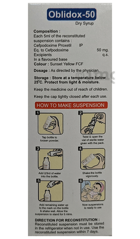 Oblidox 50 Dry Syrup image