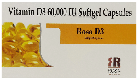 Rosa D3 Softgel Capsule image