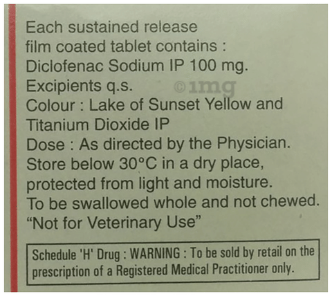 Dynapar SR 100 Tablet image