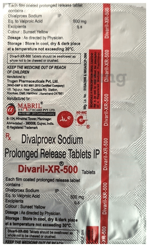 Divaril-XR 500 Tablet image