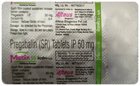 Metlin 50 Tablet SR image
