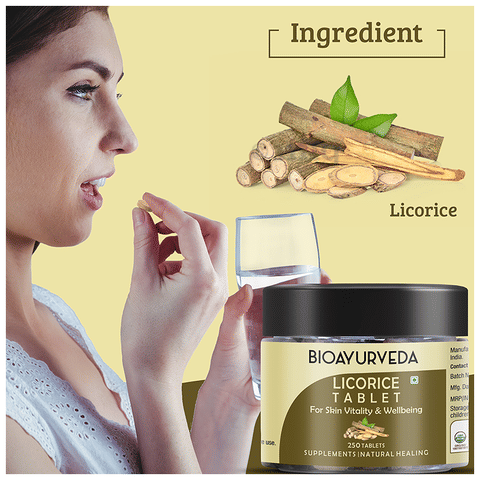 Bioayurveda Licorice Tablet image Bioayurveda Licorice Tablet image