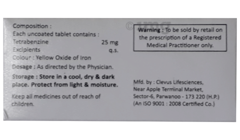 Ticrest 25 Tablet image