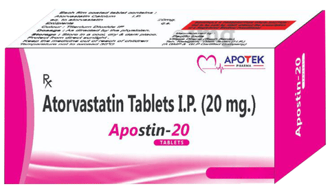 Apostin 20 Tablet image Apostin 20 Tablet image