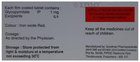 Gcolate 1mg Tablet