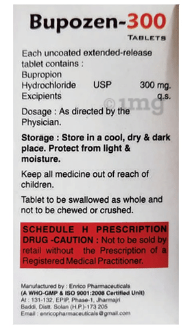 Bupozen 300 Tablet ER image