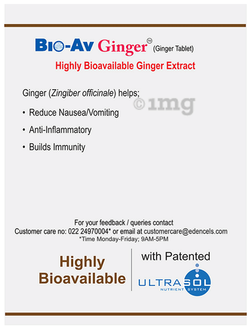 Bio-Av Ginger Tablet image