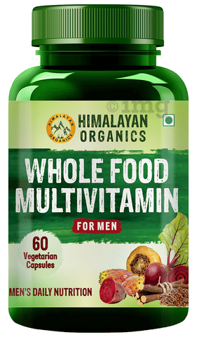Himalayan Organics Whole Food Multivitamin for Men Vegetarian ...