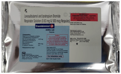 Combimist LD (2.5ml Each) Respules image