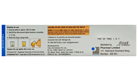 Citravite FIZZ Effervescent Tablet image Citravite FIZZ Effervescent Tablet image