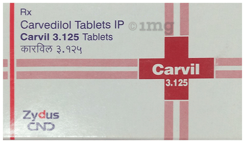 Carvil 3.125 Tablet image
