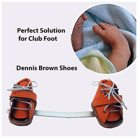 Salo Orthotics Orthopedic Clubfoot Shoes with Dennis Brown Splint :  Buy box of 1 Unit at best price in India | 1mg