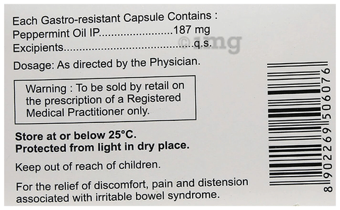 Colmint Gastro-resistant Peppermint Oil Capsule image Colmint Gastro-resistant Peppermint Oil Capsule image