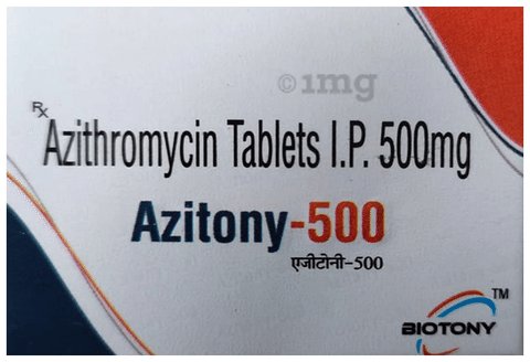 Azitrony 500 Tablet image