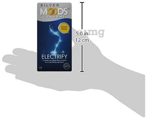 MOODS Silver Electrify Condom image