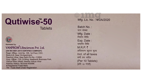 Qutiwise 50 Tablet image