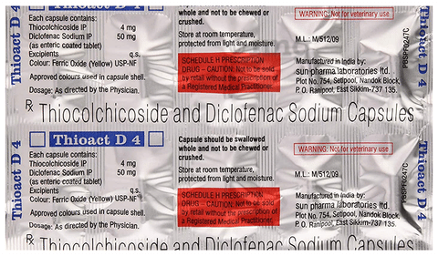 Thioact D 4 Capsule image