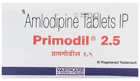 Primodil 2.5 Tablet image Primodil 2.5 Tablet image