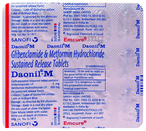 Daonil-M Tablet SR image Daonil-M Tablet SR image