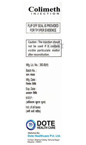 Colimeth Injection image