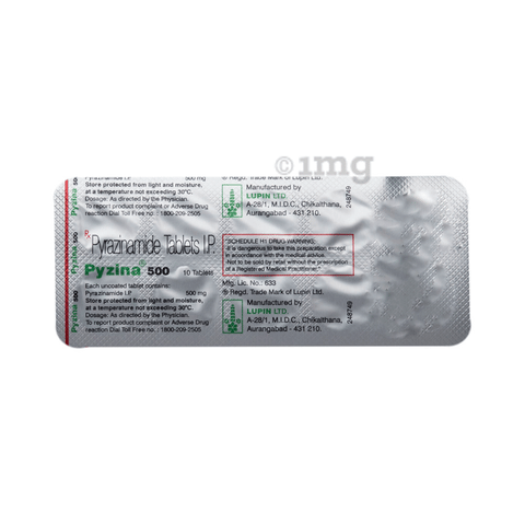 Pyzina 500 Tablet image