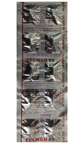 Telmed 80 Tablet image
