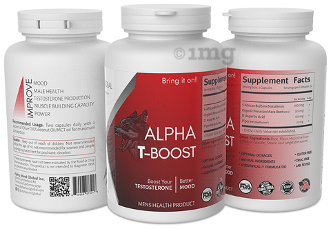 Alpha T Boost Capsule 30 Each Buy combo pack of 2.0 bottles at