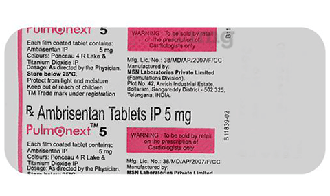 Pulmonext 5 Tablet image Pulmonext 5 Tablet image